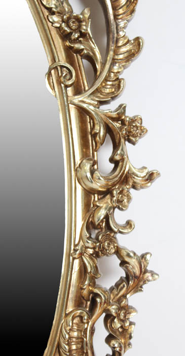 Framed Rococo Style Mirror