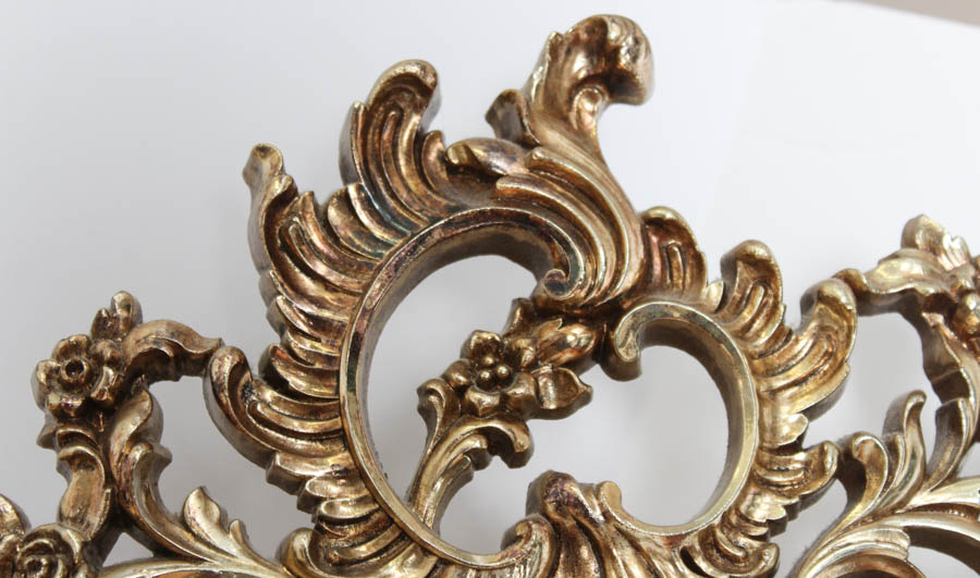 Framed Rococo Style Mirror