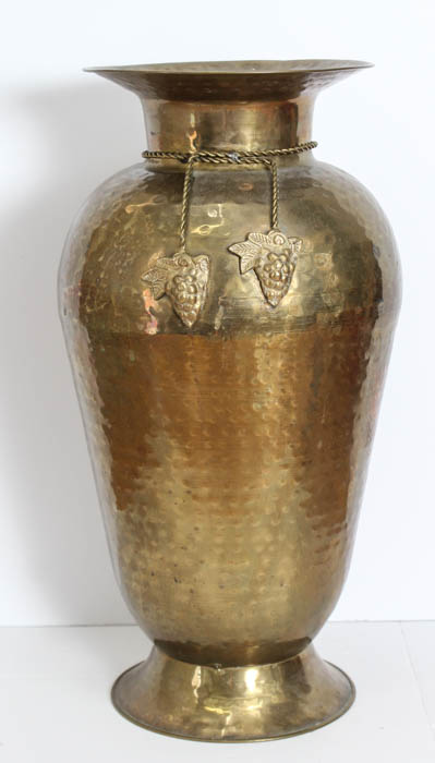 Brass Hammered Vase
