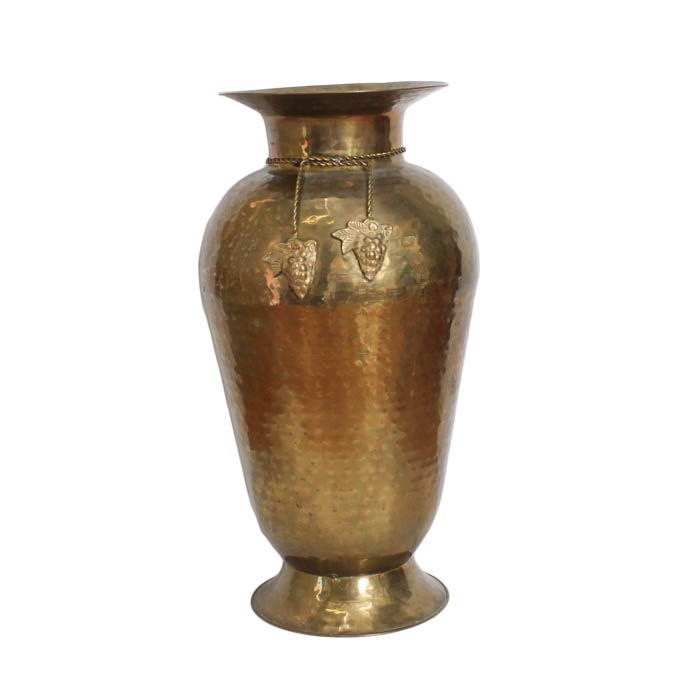 Brass Hammered Vase