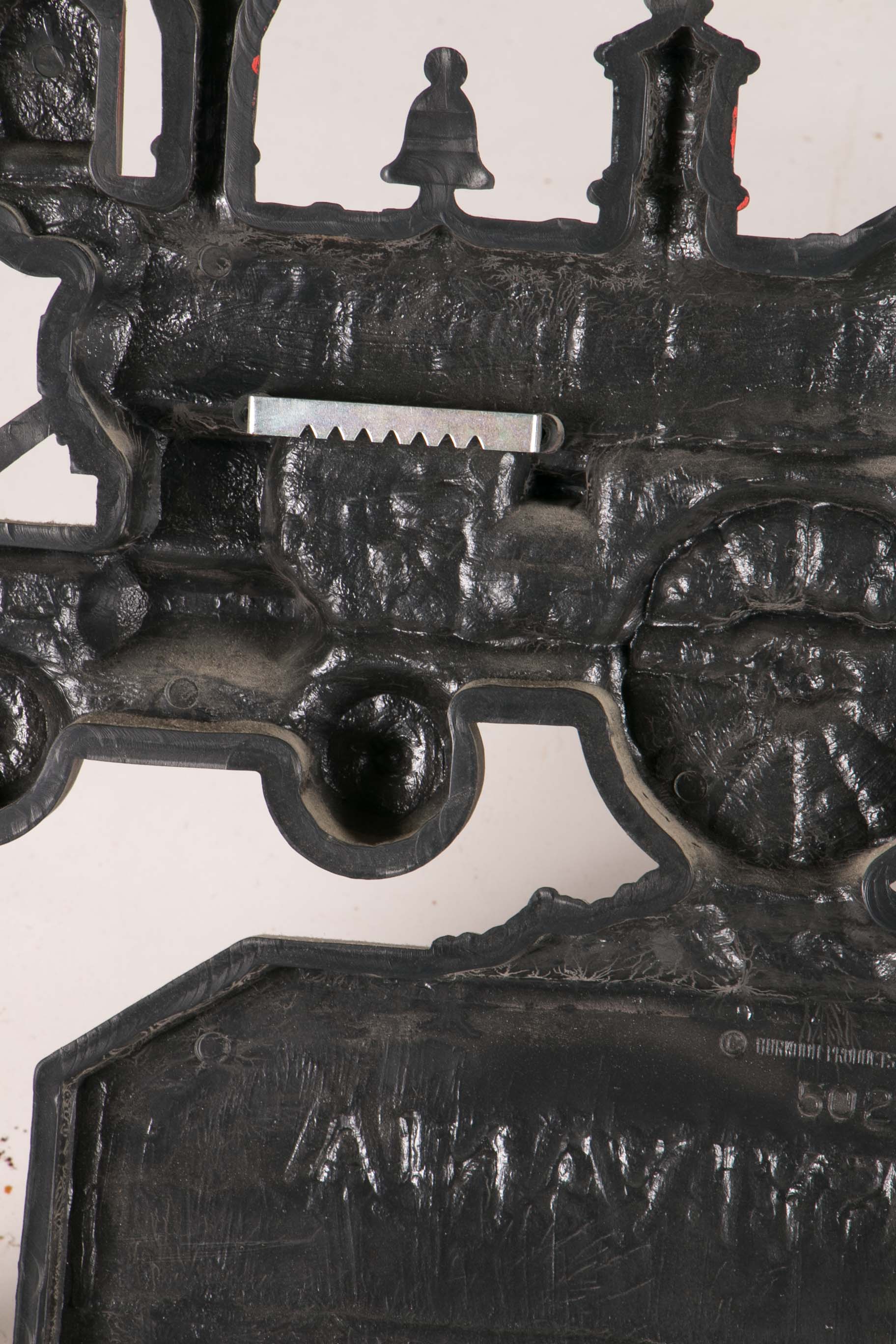 Pair of Train Themed Wall Decor