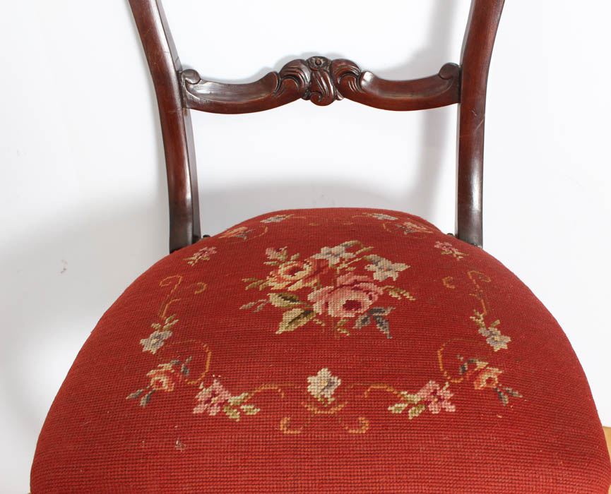 Upholstered Red Chair