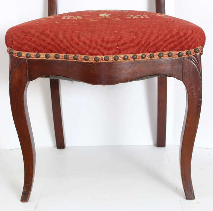 Upholstered Red Chair