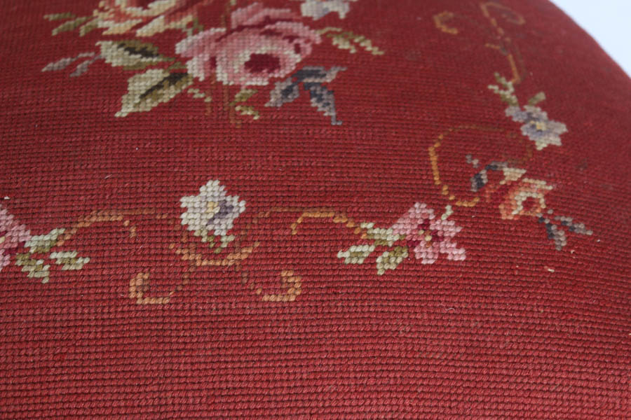 Upholstered Red Chair