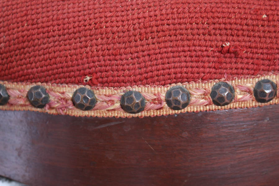 Upholstered Red Chair