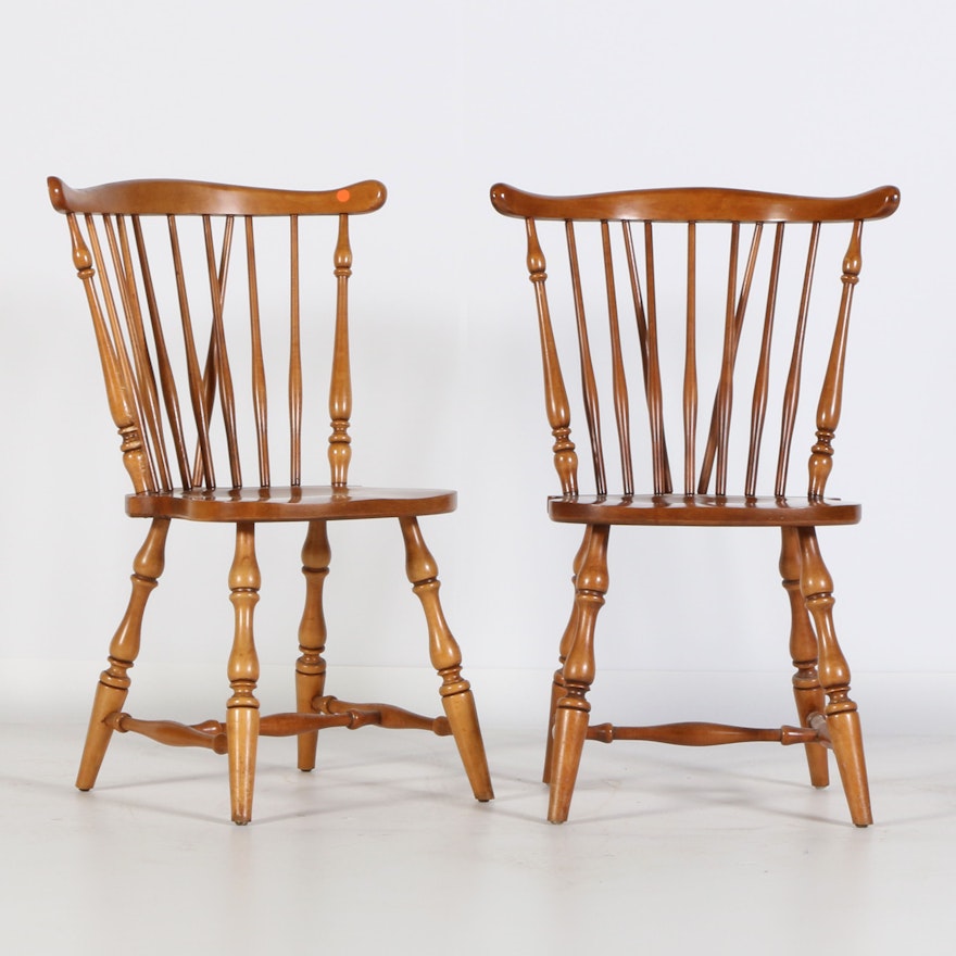 Pair of Maple Dining Chairs