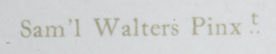 Framed Photo Offset Lithograph "First Class Packet Ship "Roscoe" of NY"