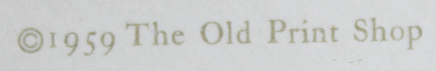 Framed Photo Offset Lithograph "First Class Packet Ship "Roscoe" of NY"