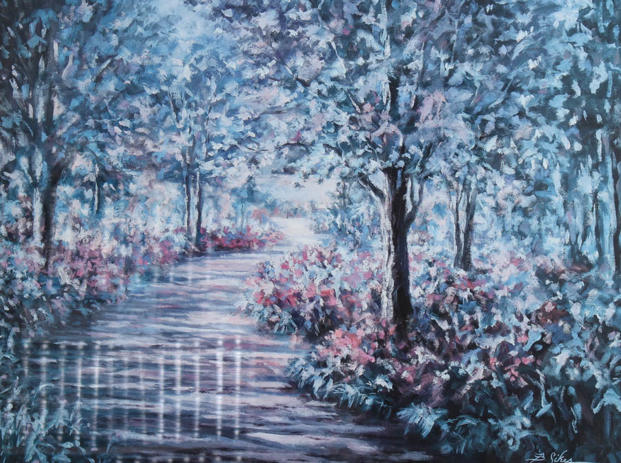 Framed Photo Offset Lithograph