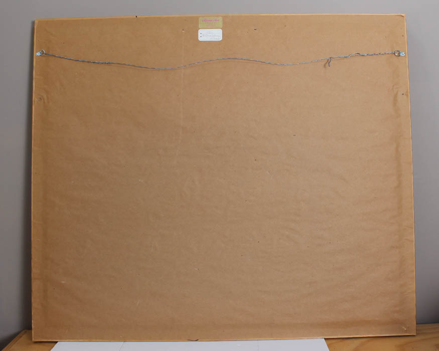 Framed Photo Offset Lithograph