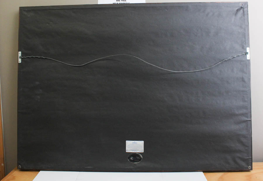 Framed Photo Offset Lithograph