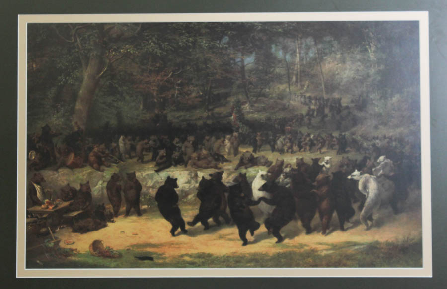 Framed Photo Offset Lithograph