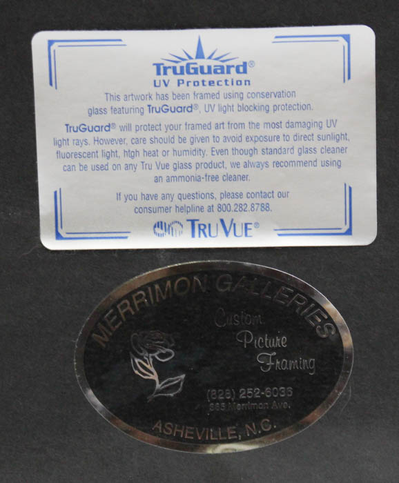 Framed Photo Offset Lithograph