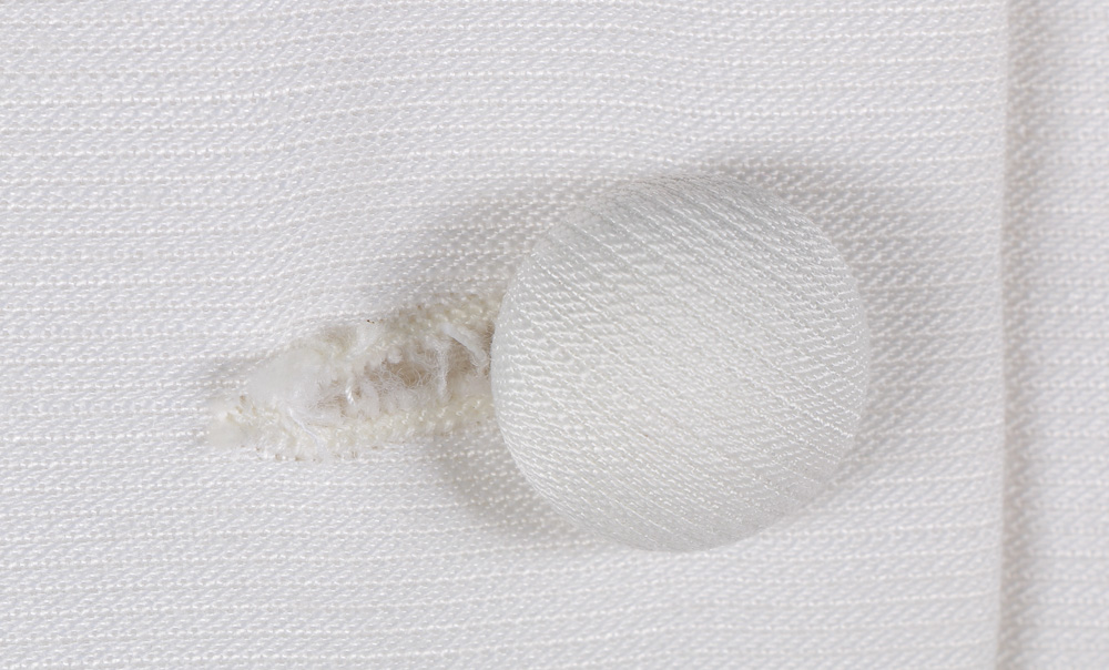 White Vintage Handmade Woman's Dress Coat