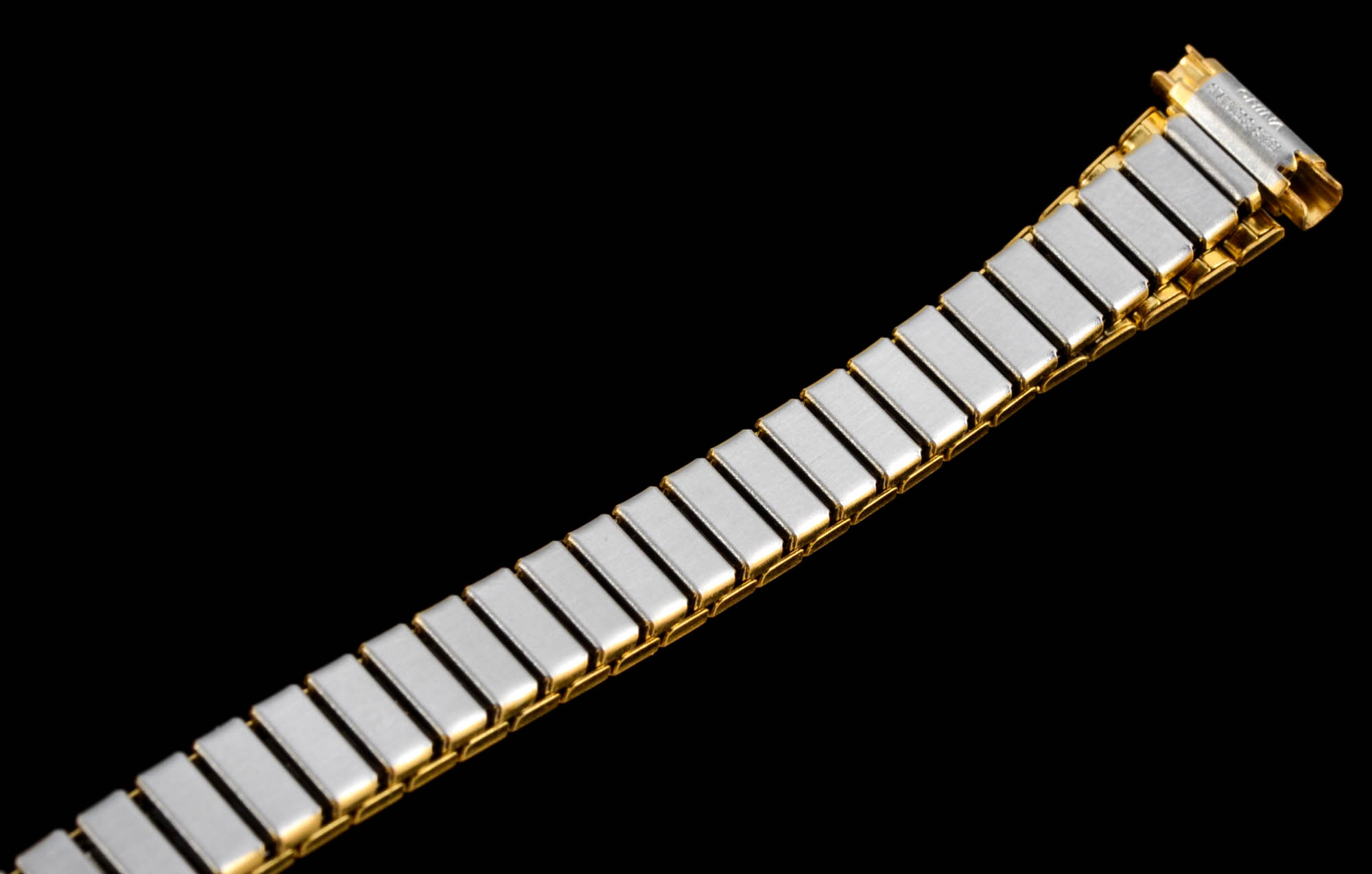 Vintage 18K Yellow Gold Omega Geneve Watch Case with a Detached Stainless Steel Two Tone Watch Band