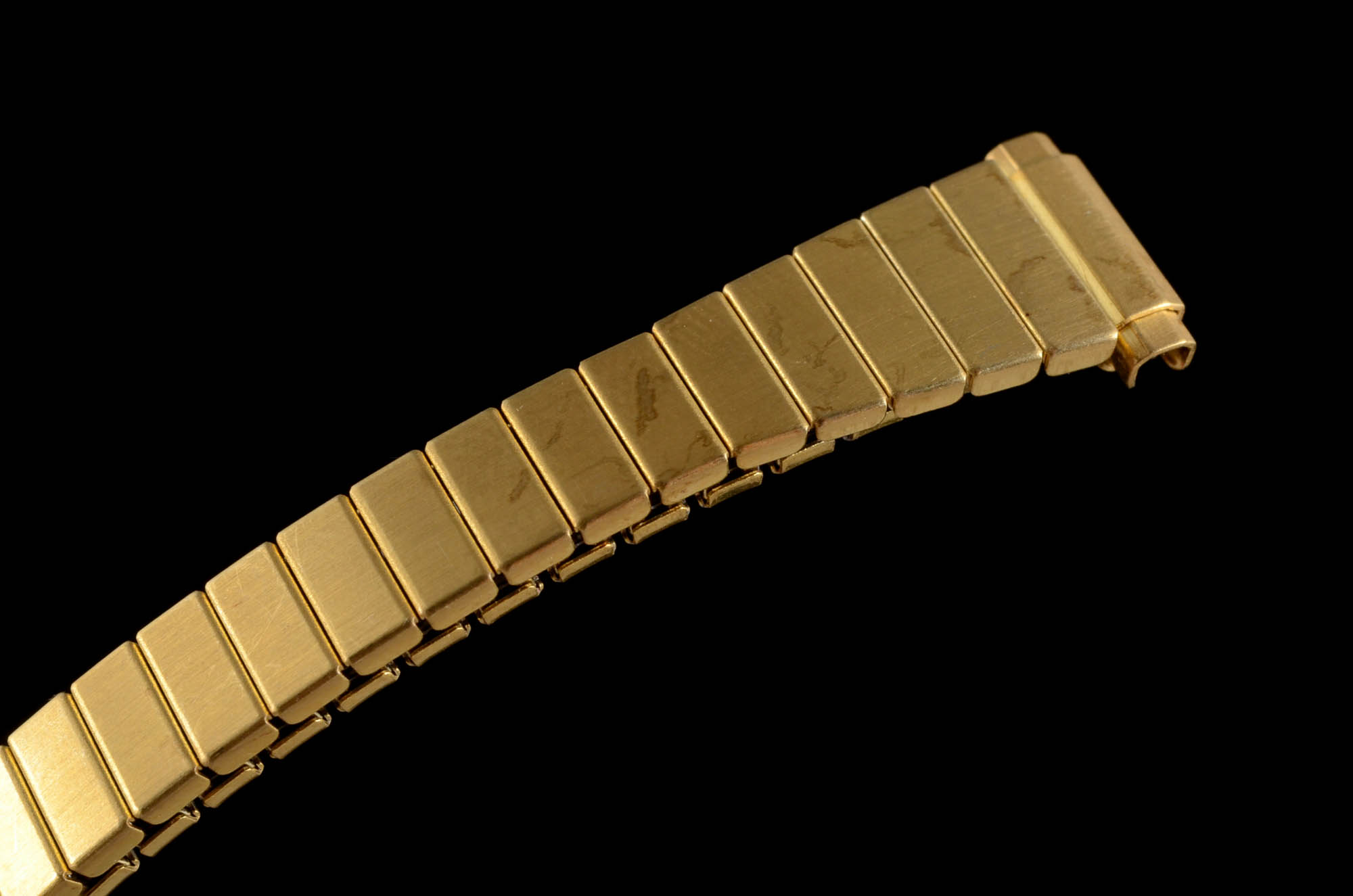 Vintage 18K Yellow Gold Omega Geneve Watch Case with a Detached Stainless Steel Two Tone Watch Band