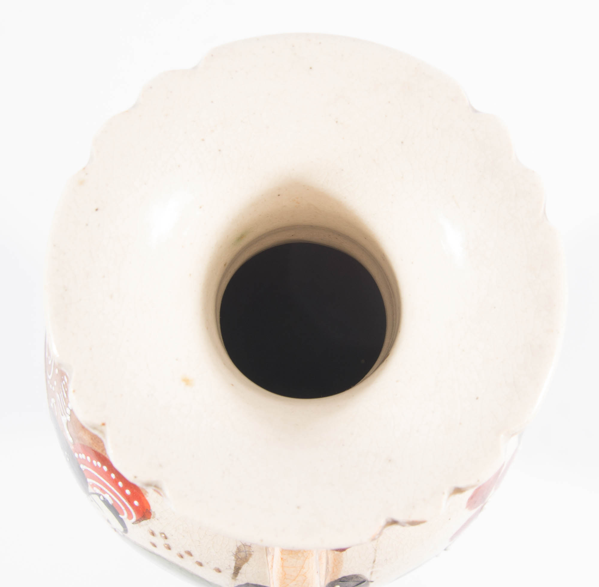 Antique Satsuma Style Vase