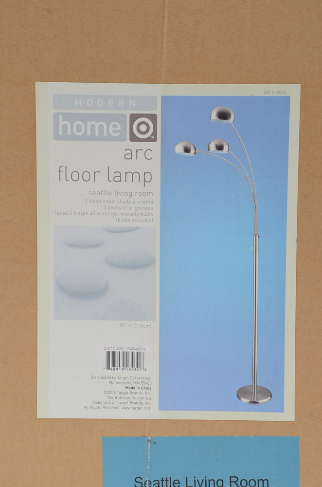 Modern Home Seattle Living Room Arc Floor Lamp