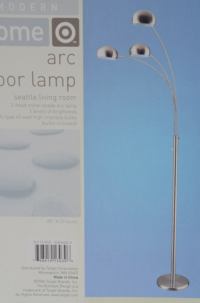 Modern Home Seattle Living Room Arc Floor Lamp