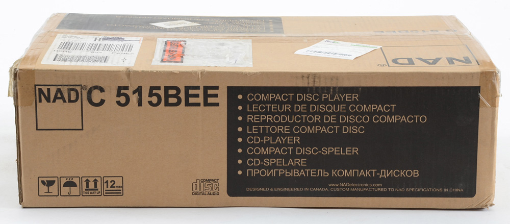 Nad C 515BEE Compact Disc Player and Blank CDs