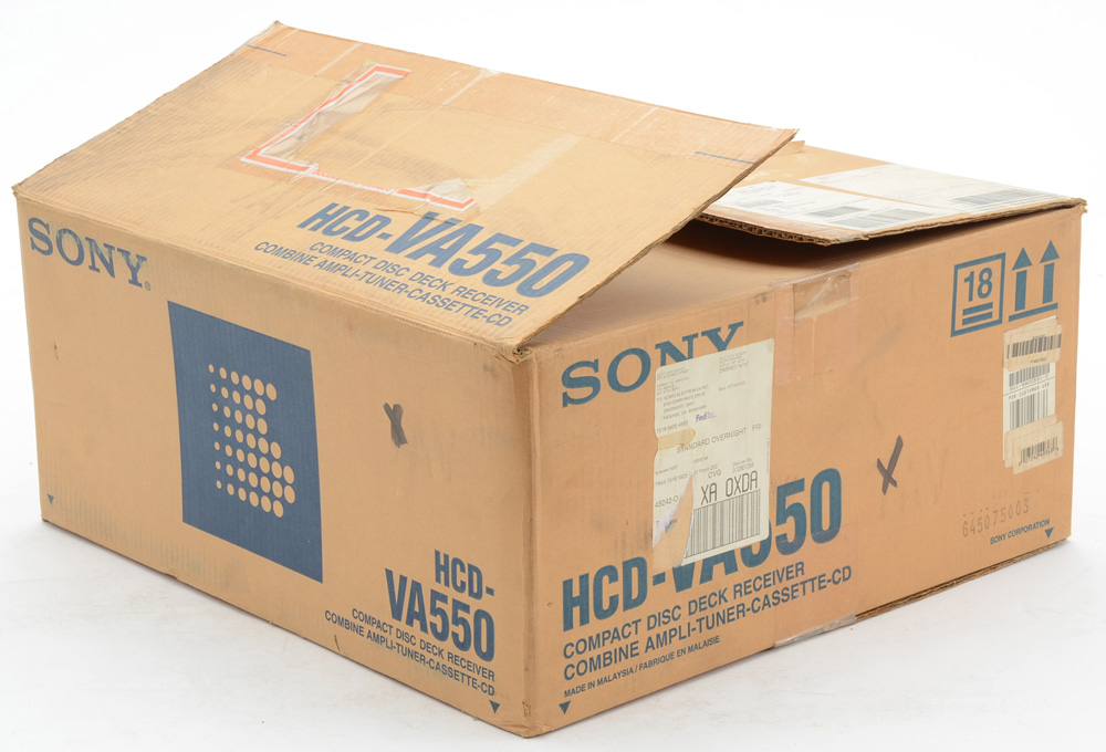 Sony Compact Disc Deck Receiver with Casette