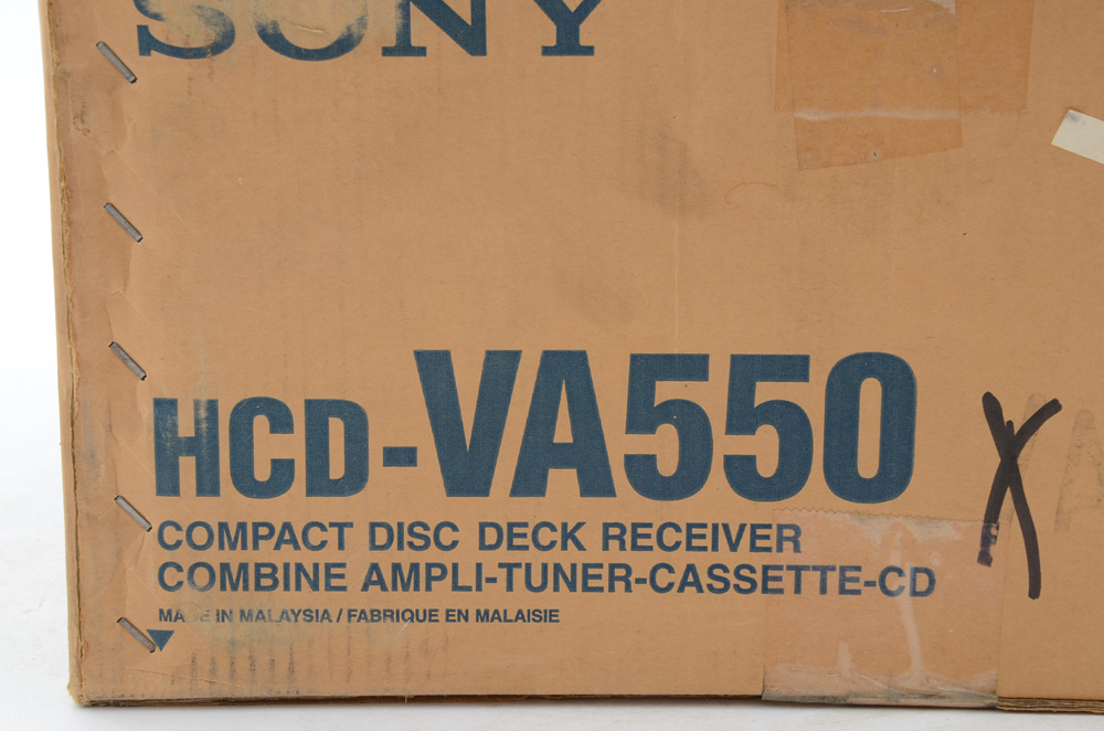 Sony Compact Disc Deck Receiver with Casette