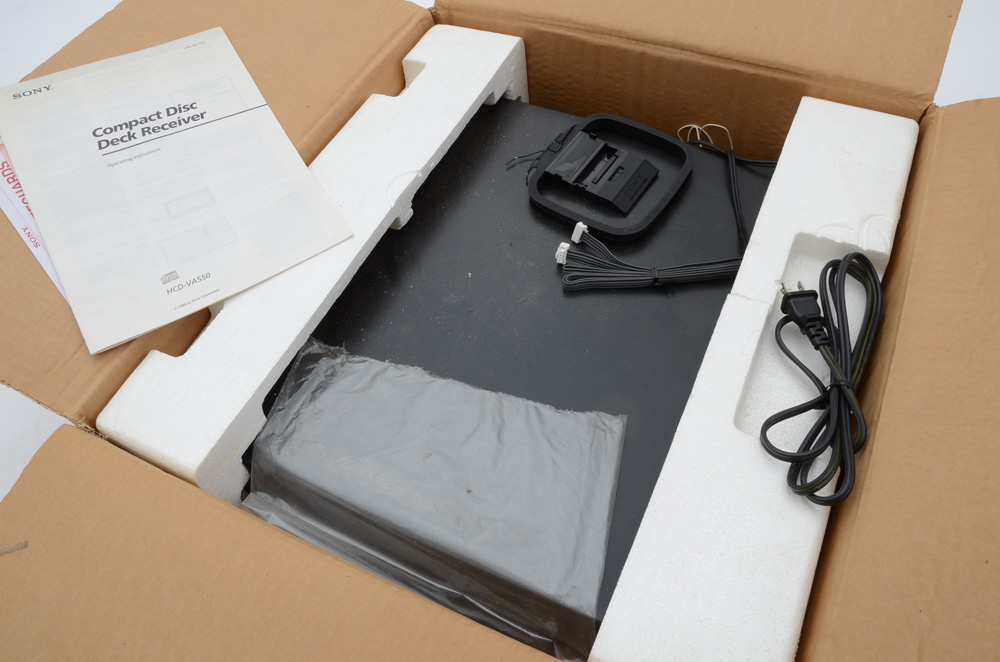 Sony Compact Disc Deck Receiver with Casette