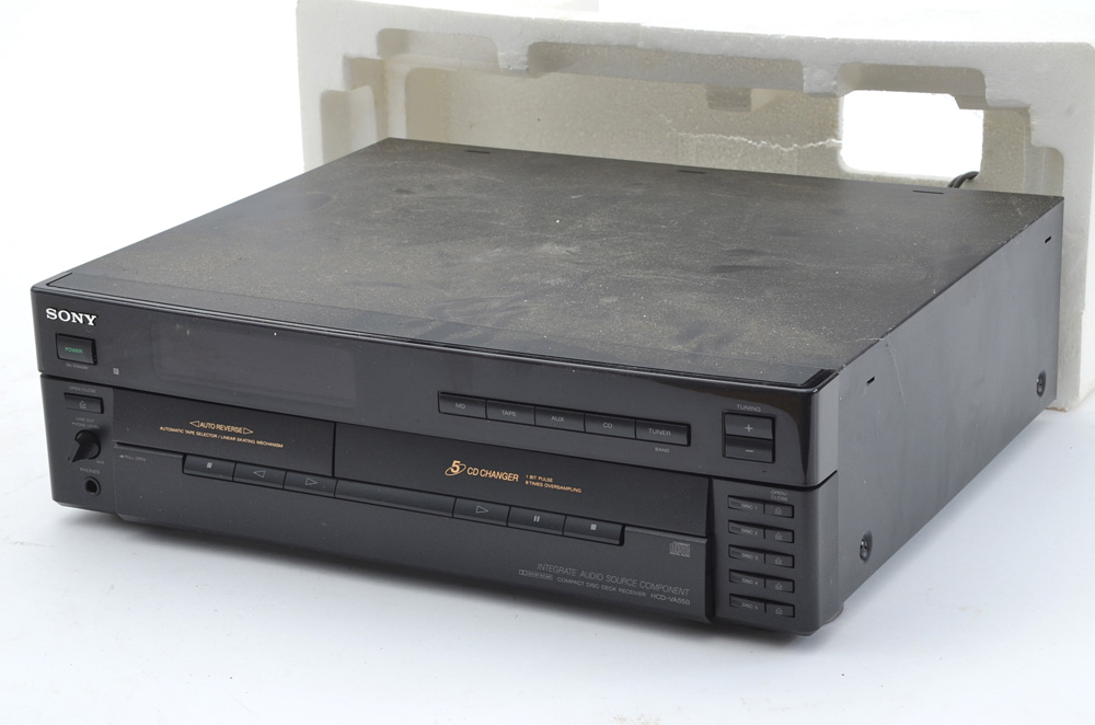 Sony Compact Disc Deck Receiver with Casette
