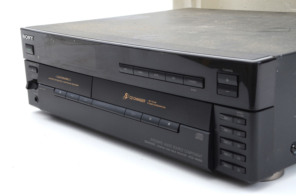 Sony Compact Disc Deck Receiver with Casette