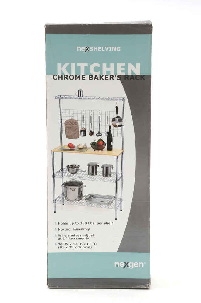 Nexgen Chrome Baker's Rack