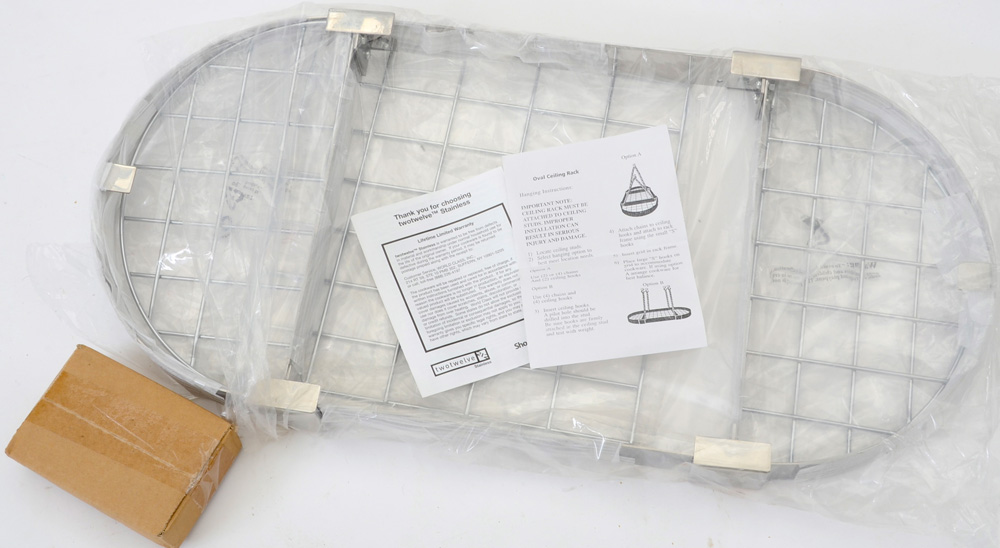 Two Metal Silver Toned Storage Units