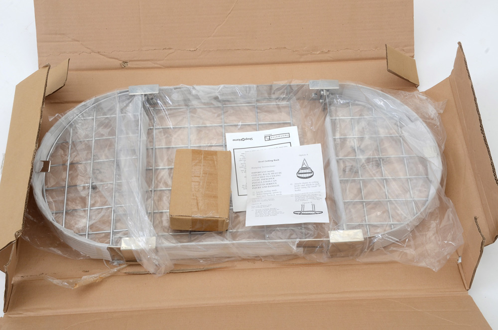 Two Metal Silver Toned Storage Units