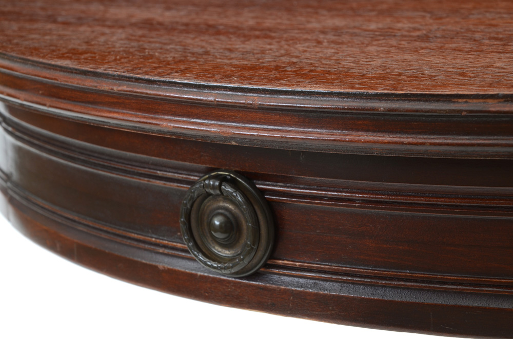 Mahogany Drum Table