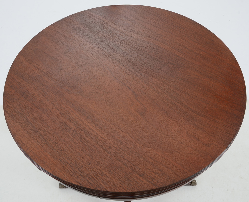Mahogany Drum Table