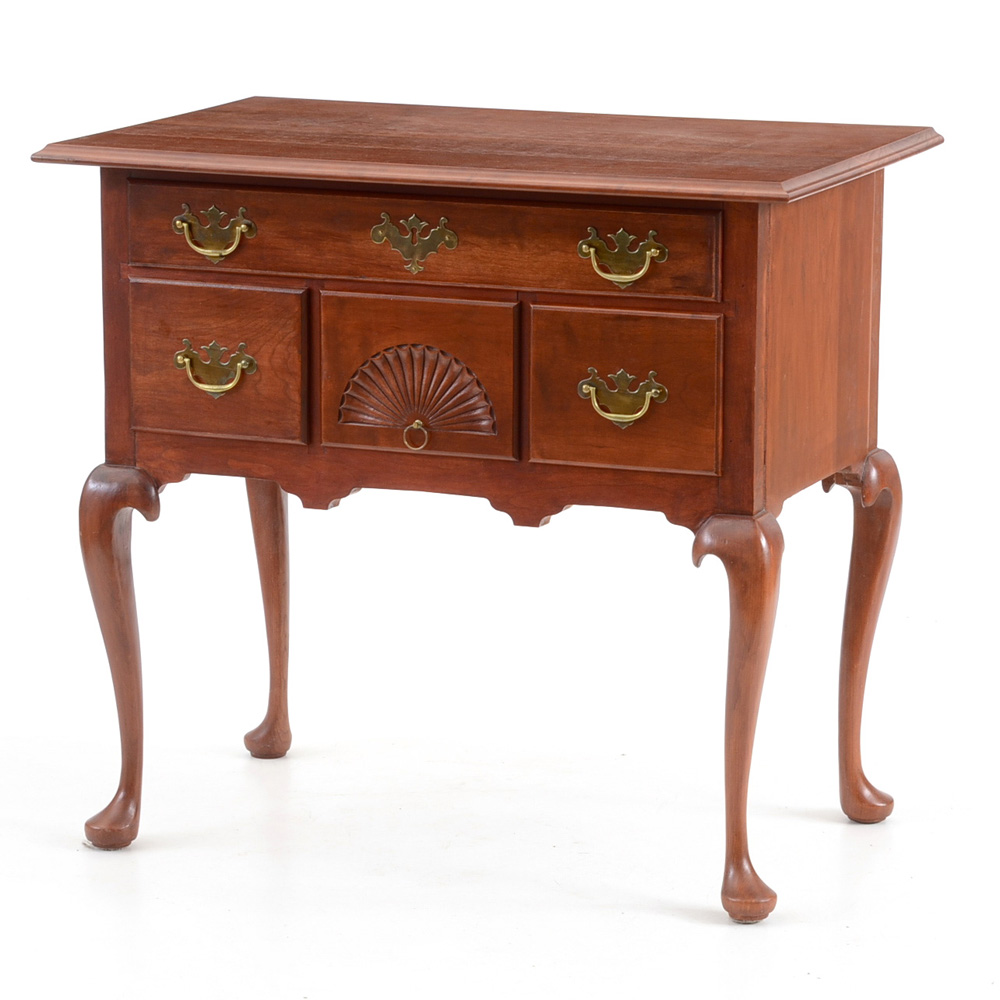 Cherry Queen Anne Style Lowboy