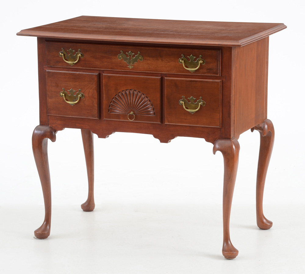 Cherry Queen Anne Style Lowboy