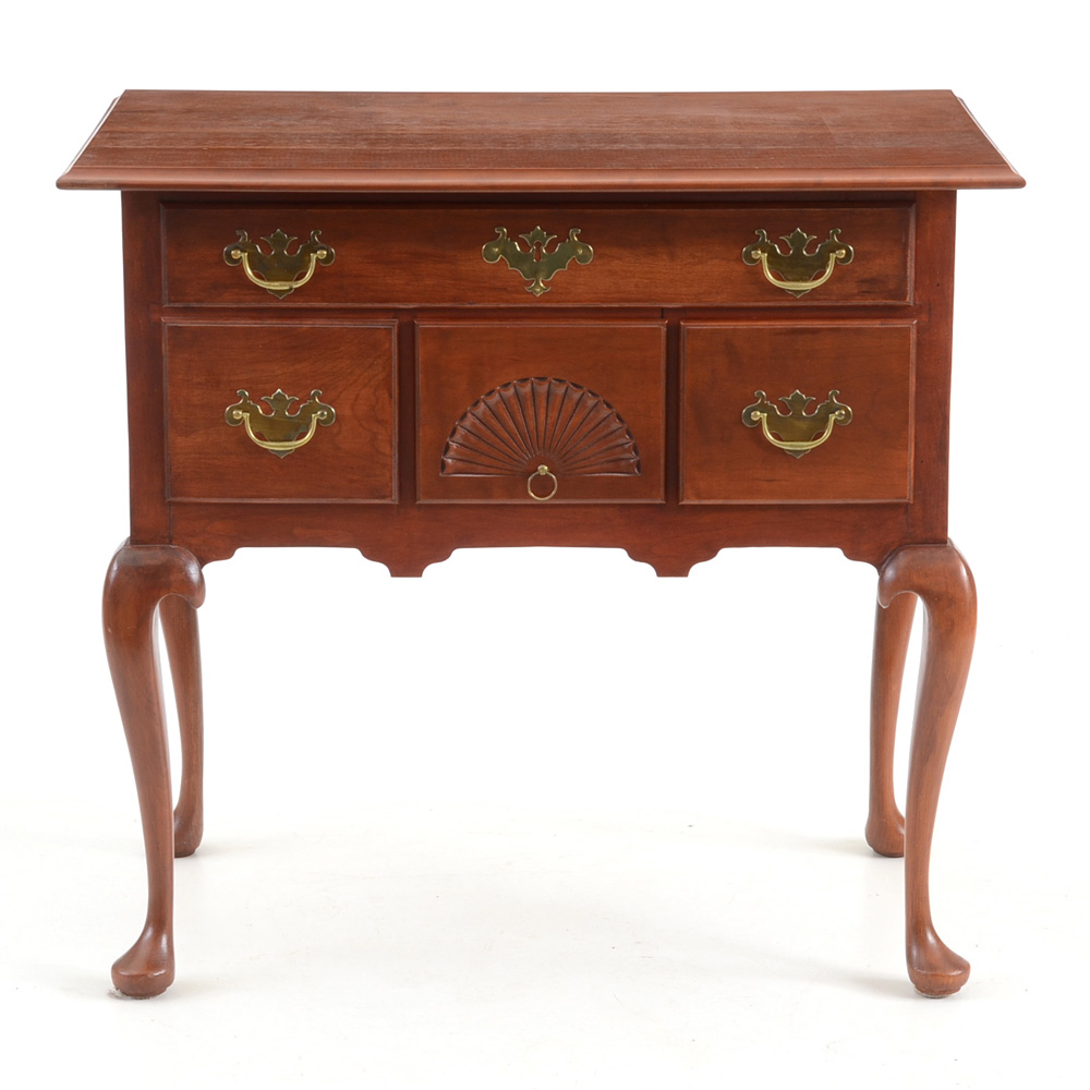 Cherry Queen Anne Style Lowboy