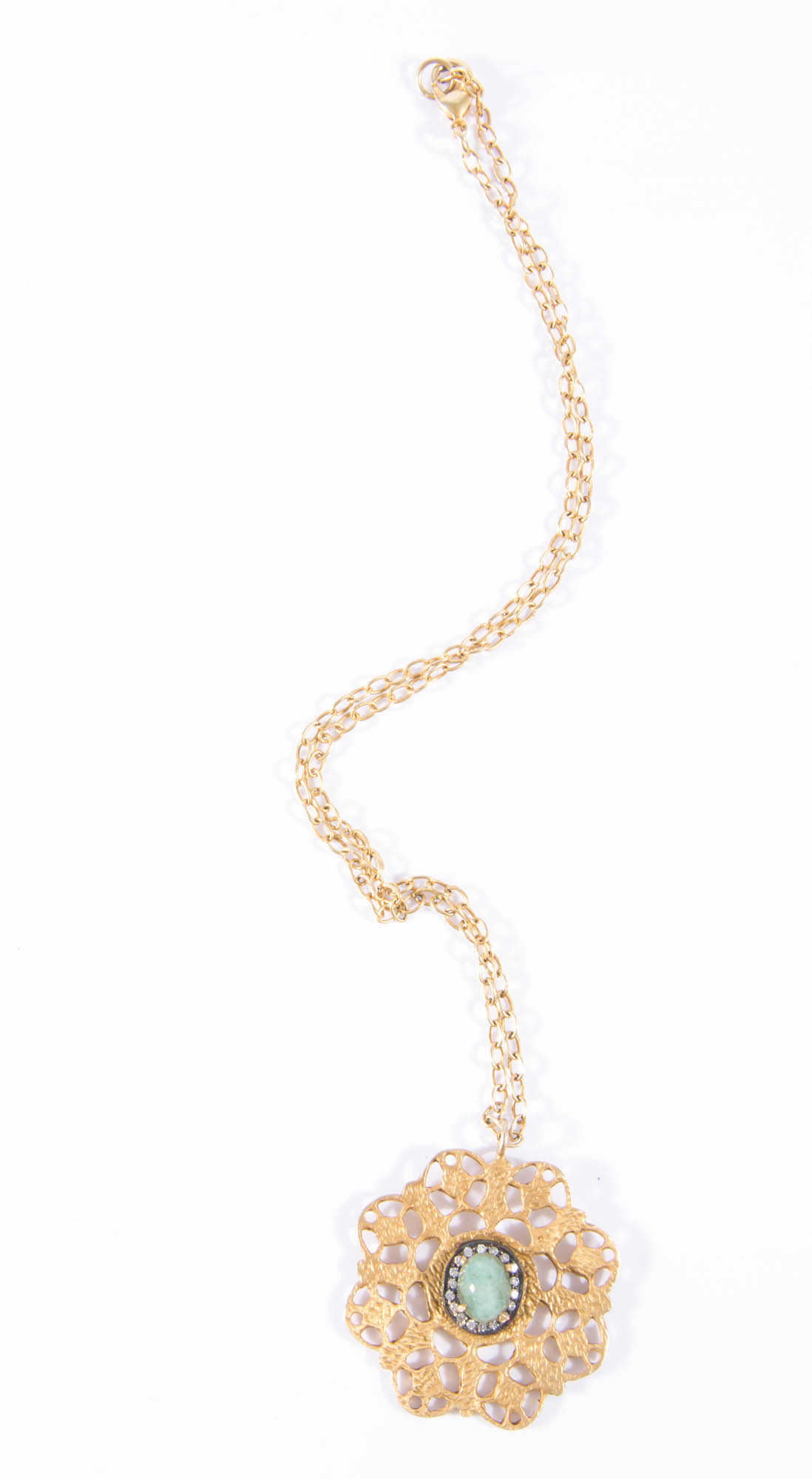 Vintage Gold Tone Bangle and Necklace