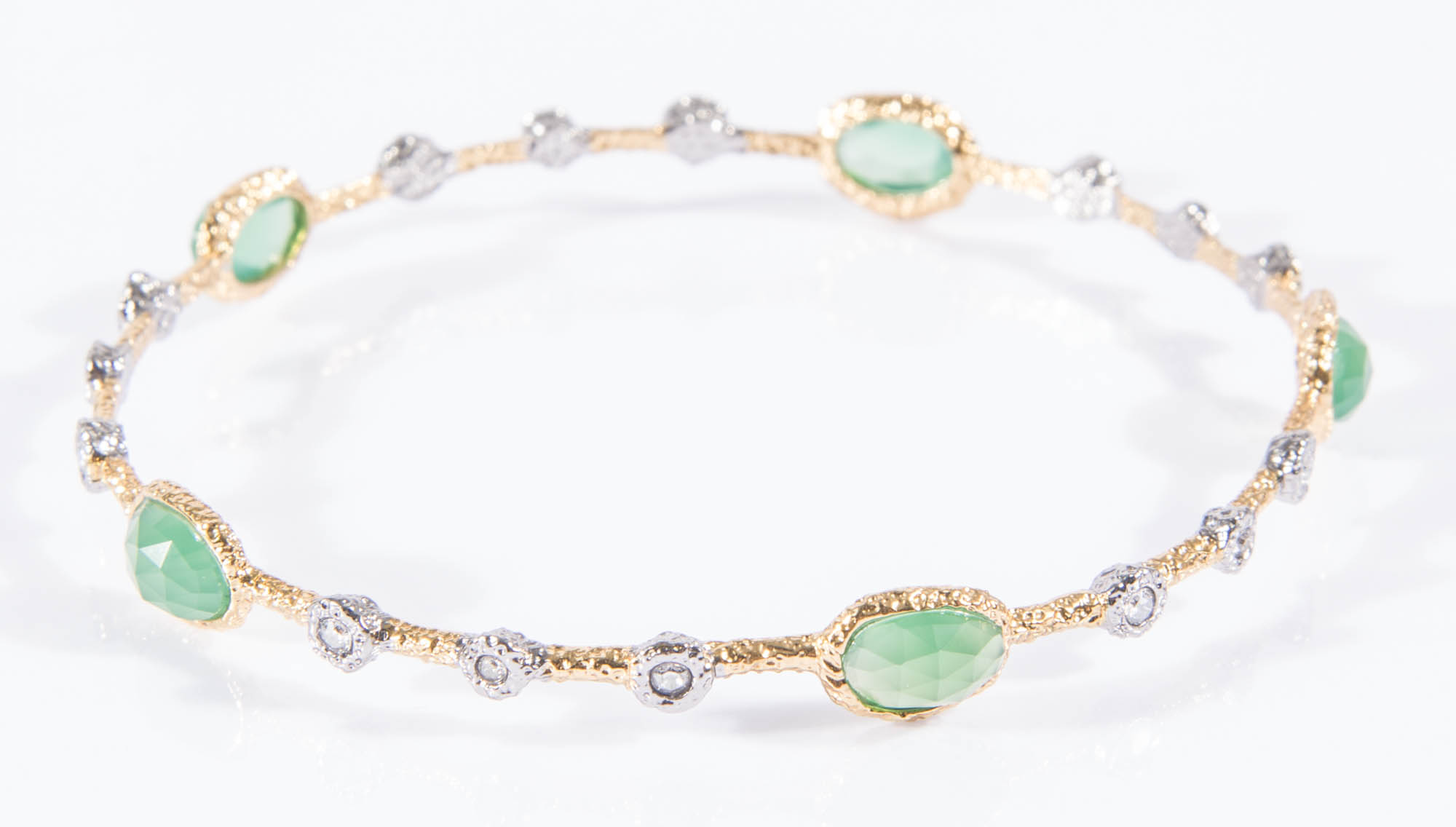 Vintage Gold Tone Bangle and Necklace