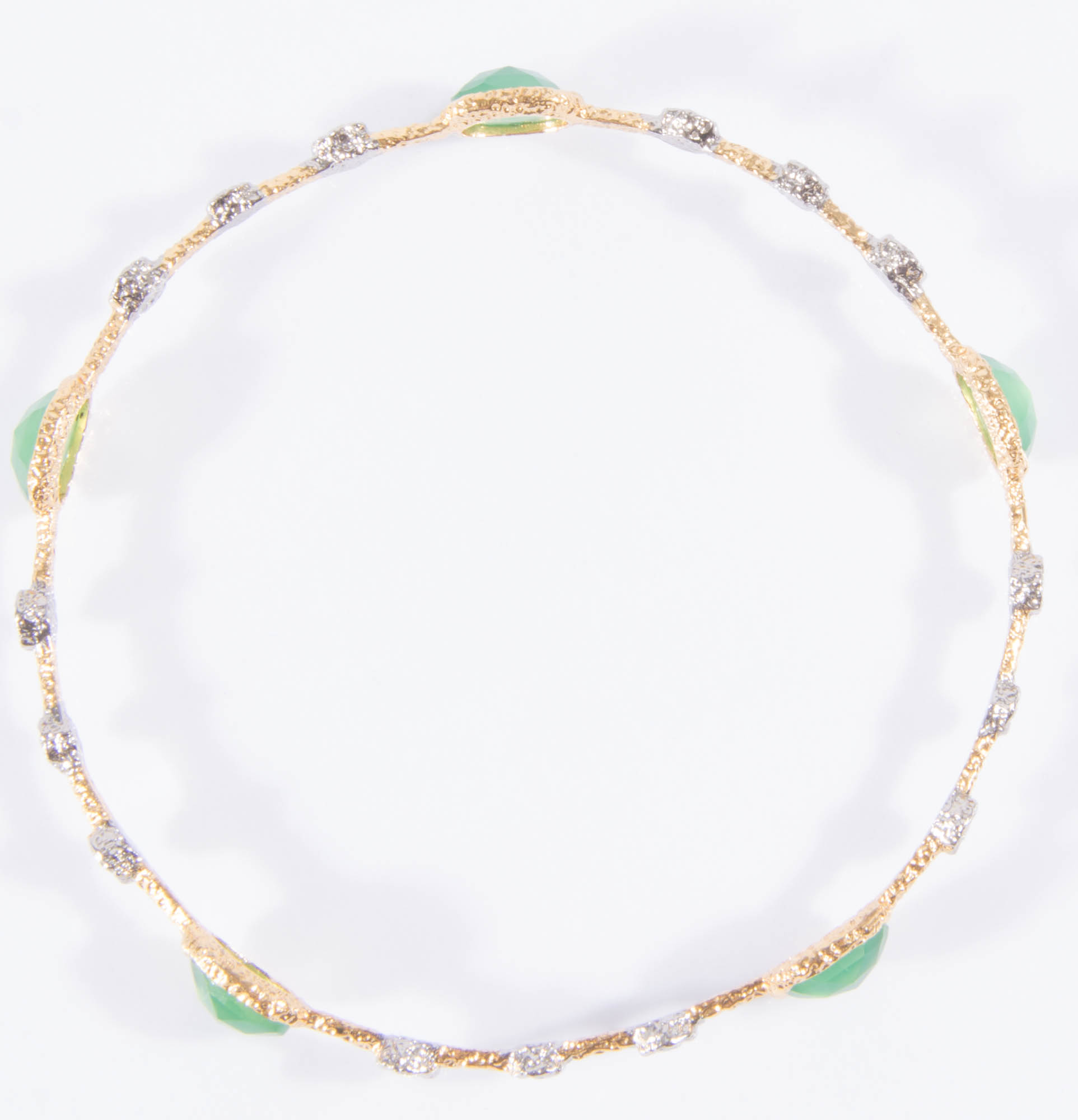 Vintage Gold Tone Bangle and Necklace