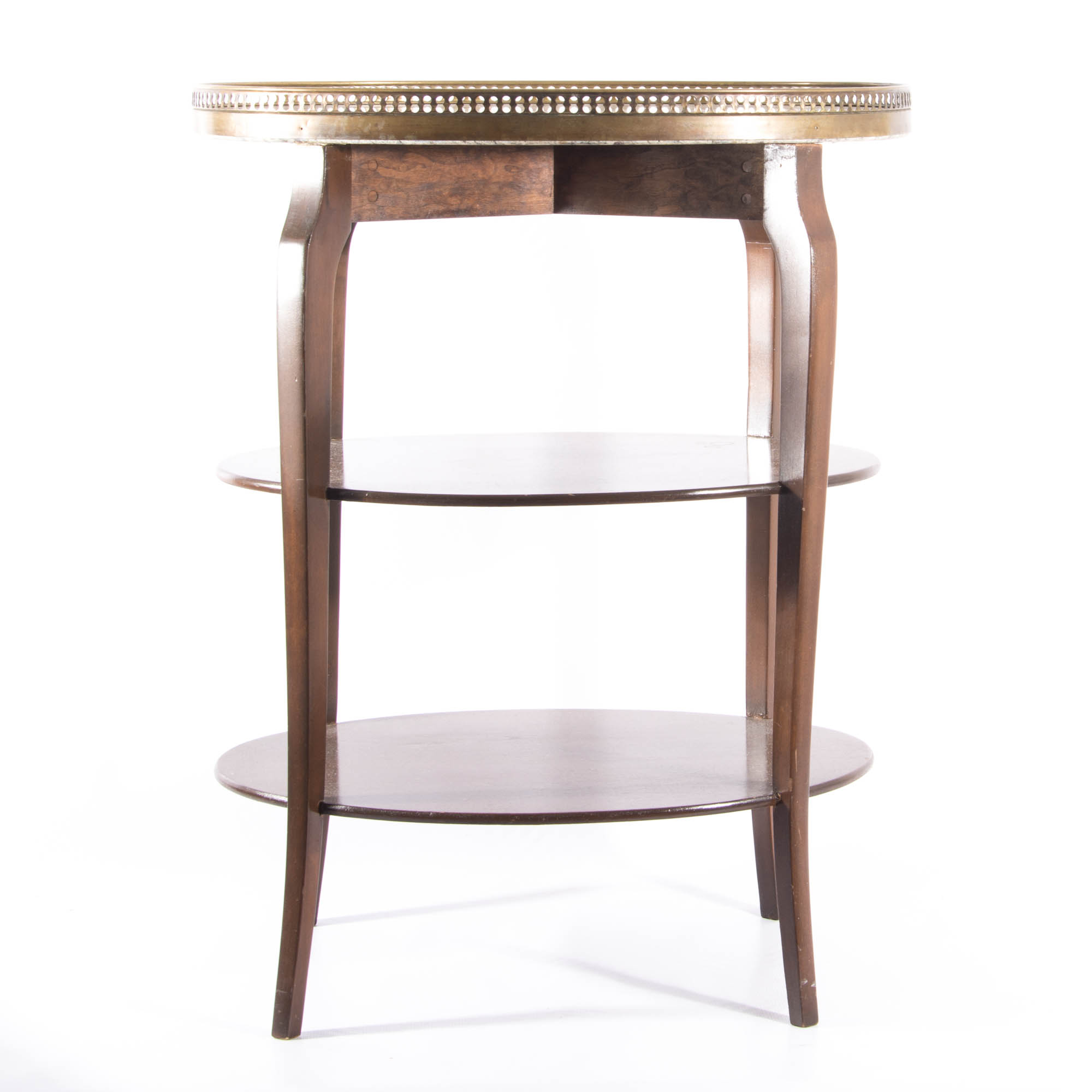 Antique Granite Top Side Table