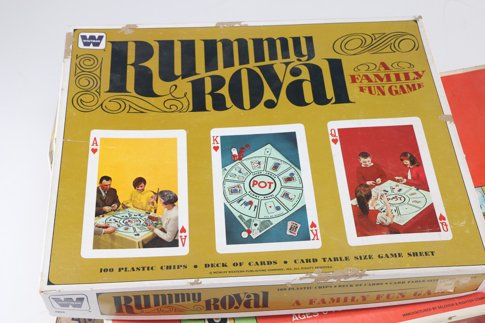 Assortment Of Vintage Board Games