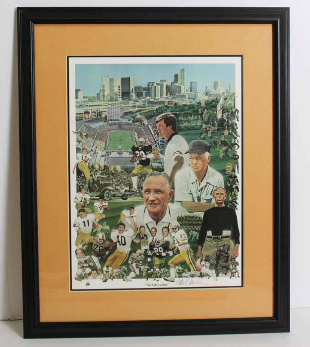 Set of Two Georgia Tech Framed Art