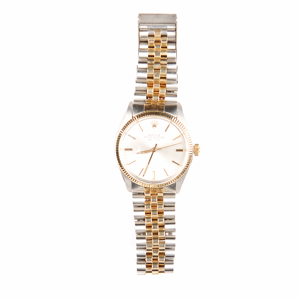 Stainless Steel and 18K Yellow Gold Oyster Perpetual Air King Rolex