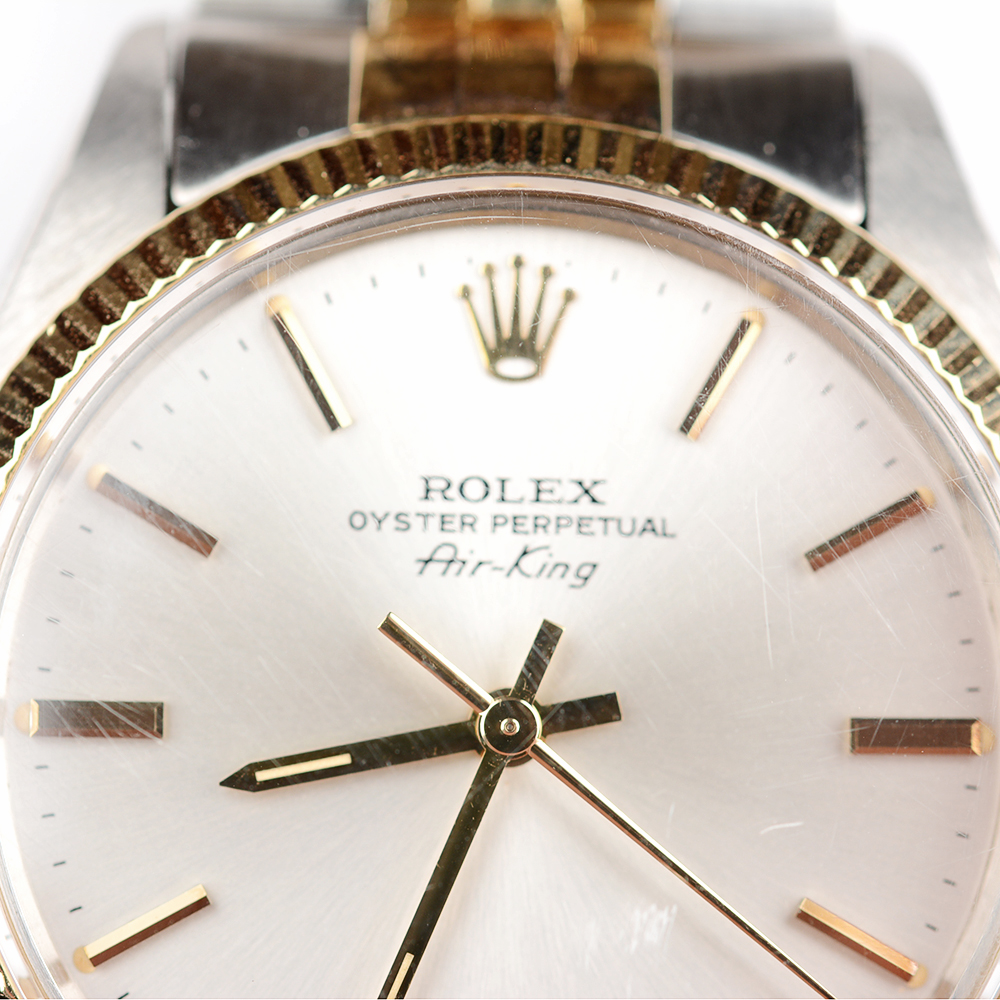 Stainless Steel and 18K Yellow Gold Oyster Perpetual Air King Rolex