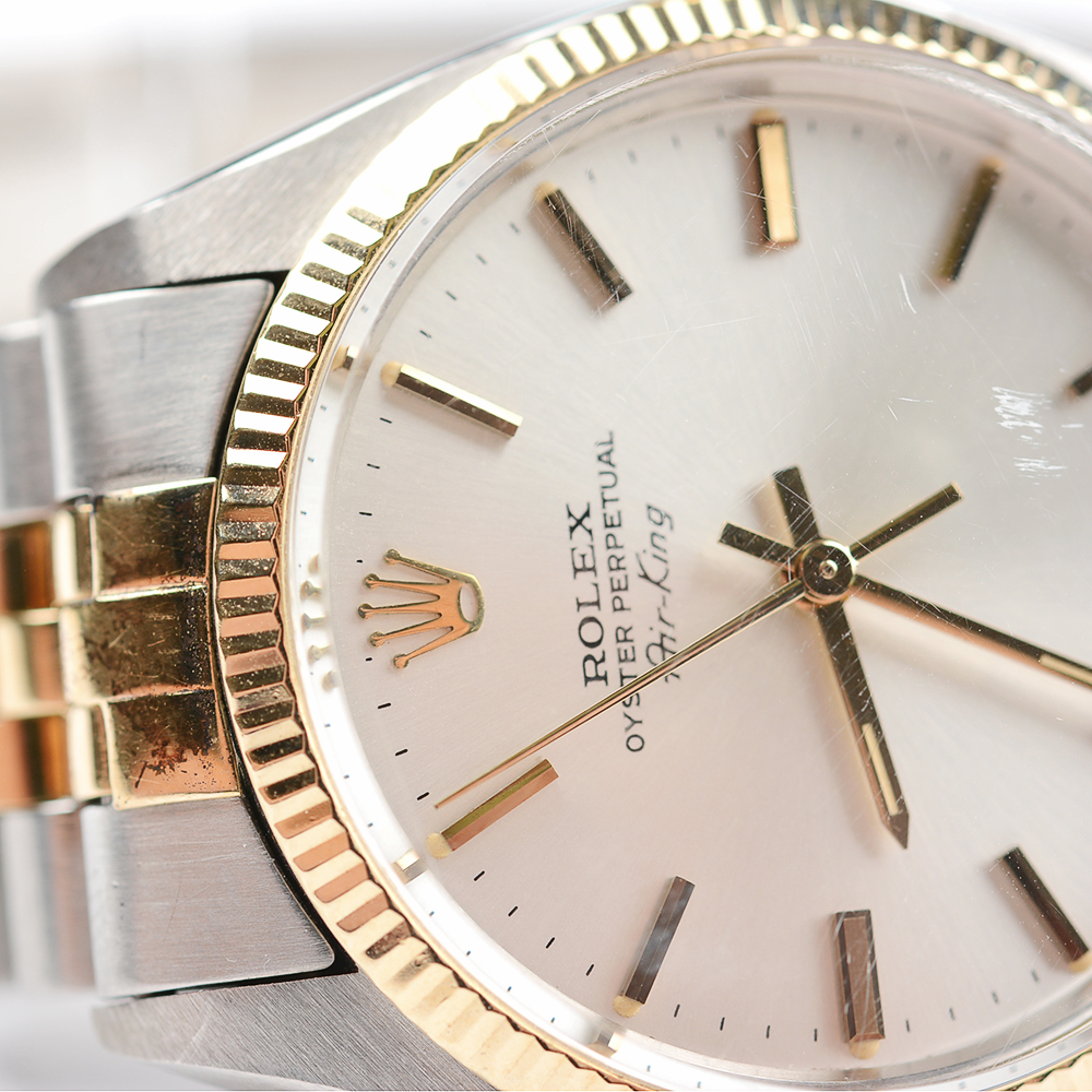 Stainless Steel and 18K Yellow Gold Oyster Perpetual Air King Rolex