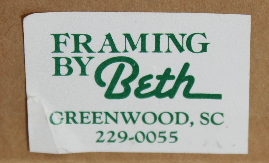 Framed Photo Offset Lithograph after "Warwoman Community Highlands, N.C." 1972 by Hubert Shuptrine