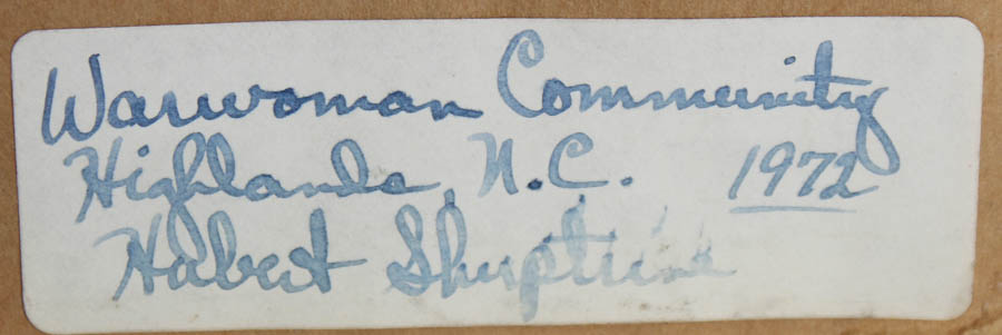 Framed Photo Offset Lithograph after "Warwoman Community Highlands, N.C." 1972 by Hubert Shuptrine