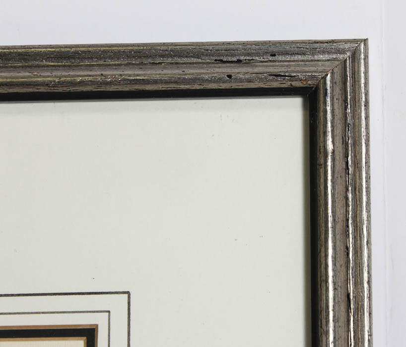 Pair of Framed Photo Offset Lithograph of Archictecture