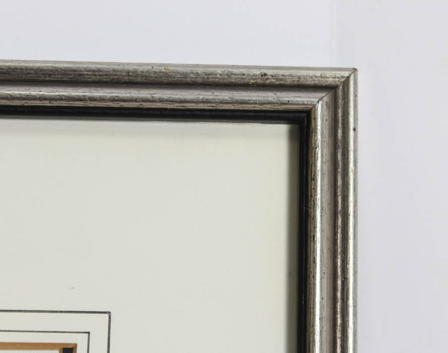 Pair of Framed Photo Offset Lithograph of Archictecture